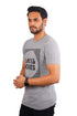 JACK & JONES LOGO PRINT MEN T-SHIRT | GREY